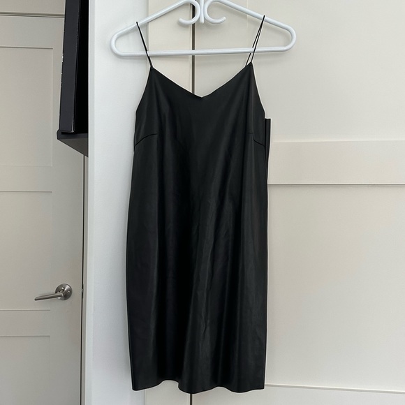 Noisy May Faux Leather Mini Dress - Picture 2 of 8